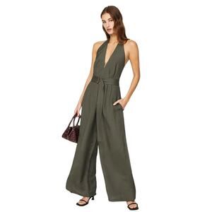 ADAM LIPPIES Women's Sage Halter Jumpsuit Size 10